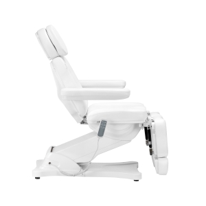Elektryczny fotel kosmetyczny SILLON CLASSIC 3 silniki z kołyską pedi biały  (148292)