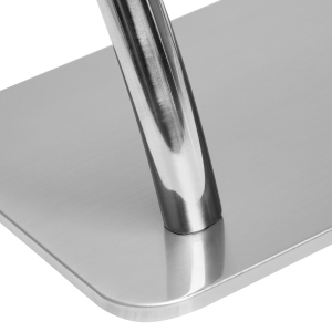 Gabbiano podnóżek fryzjerski L005S srebrny (149592)