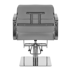 Gabbiano fotel fryzjerski Porto srebrno Szary