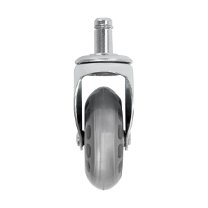 Kółko do taboretu Roll Speed srebrne na wcisk zestaw 5 sztuk (150183)