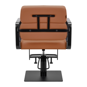 Gabbiano fotel fryzjerski Porto czarno Pomarańczowy (154171)