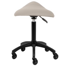 Gabbiano taboret fryzjerski D032 szarobeżowy (154217)