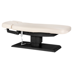 Leżanka SPA Sillon Relax kremowa z czarną podstawą (154686)