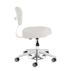 Taboret kosmetyczny Azzurro 156-F bump-up szary  (155915)