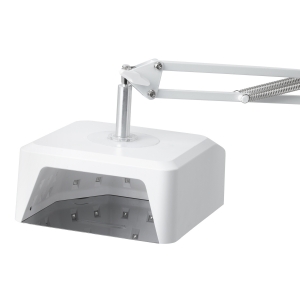 Lampa UV LED Glow 112 z metalowym dnem 48W do pedicure na statywie (156076)