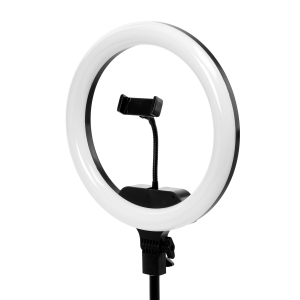 Lampa pierścieniowa Ring Light 13"" 36W LED ze statywem czarna  (131446)