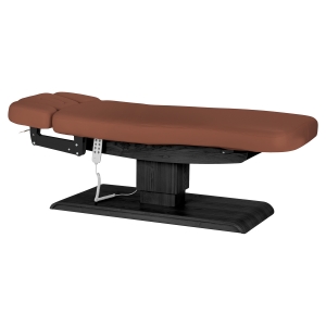 Leżanka SPA Sillon Relax brązowa z czarną podstawą (156149)