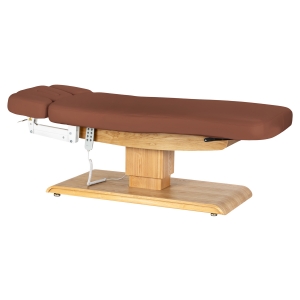 Leżanka SPA Sillon Relax brązowa z jasnobrązową podstawą (156154)