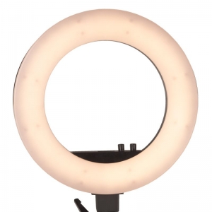 ACTIVESHOP Lampa pierścieniowa Ring light 18&quot; 48W led czarna + statyw