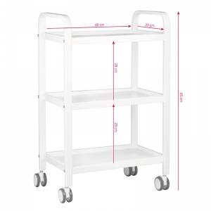 ACTIVESHOP Stolik pomocnik kosmetyczny HS-09 biały 