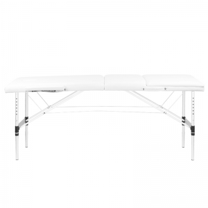 ACTIVESHOP Stół składany do masażu aluminiowy komfort Activ Fizjo 3 segmentowy white