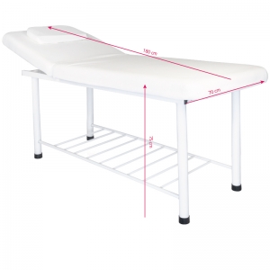 ACTIVESHOP Leżanka do masażu 812 basic biała