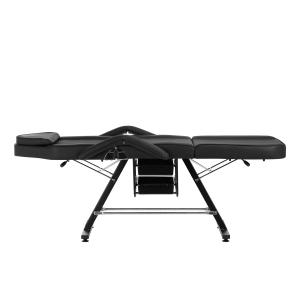 ACTIVESHOP Fotel kosmetyczny Sillon z kuwetami czarny 