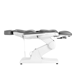 Fotel kosmetyczny elektr. Azzurro 870S pedi 3 siln. szary (109082)
