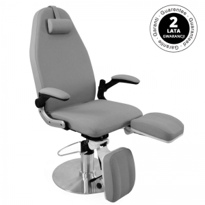 Fotel podologiczny hydrauliczny Azzurro 713A szary (112604)