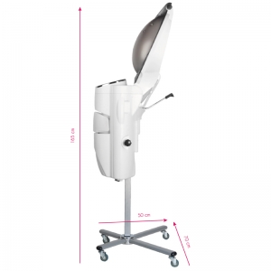 Gabbiano sauna fryzjerska stojąca biała z aktywnym ozonem  (126314)