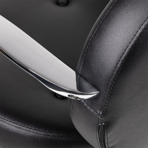 Gabbiano fotel fryzjerski Asti czarny  (137105)