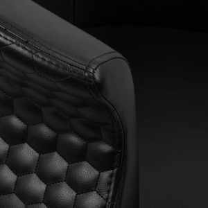 Gabbiano fotel fryzjerski Wersal złoto czarny (135420)