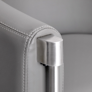 Gabbiano fotel fryzjerski Burgos szary (146707)