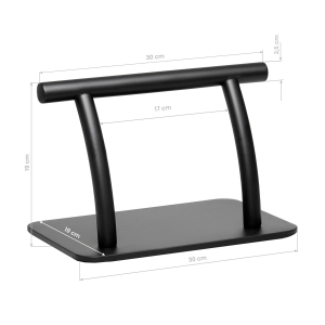 Gabbiano podnóżek fryzjerski L005S czarny (148065)