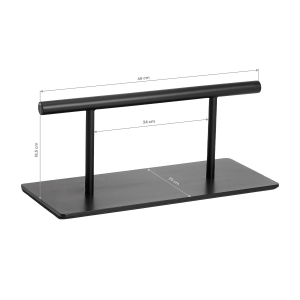 Gabbiano podnóżek fryzjerski L008B czarny (148066)