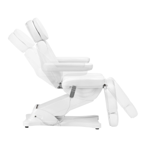 Elektryczny fotel kosmetyczny SILLON CLASSIC 3 silniki biały  (148285)