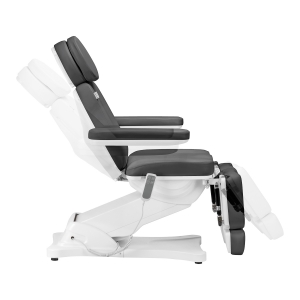 Elektryczny fotel kosmetyczny SILLON CLASSIC 2 silniki pedi szary (148289)