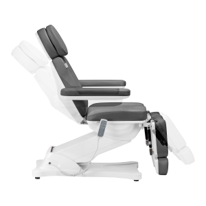 Elektryczny fotel kosmetyczny SILLON CLASSIC 3 silniki z kołyską pedi szary (148293)