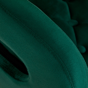 4Rico Krzesło obrotowe QS-OF213G aksamit zielone (148159)