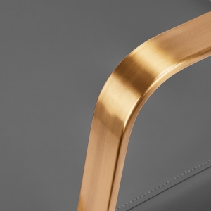 Gabbiano fotel fryzjerski Porto złoto Szary (148039)