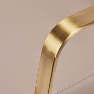 Gabbiano fotel fryzjerski Porto złoto Beżowy (148046)