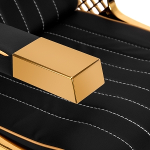 Gabbiano myjnia barberska Marcus złoto czarna  (148418)