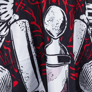 Peleryna barberska z gumowym kołnierzem J-457 (149390)