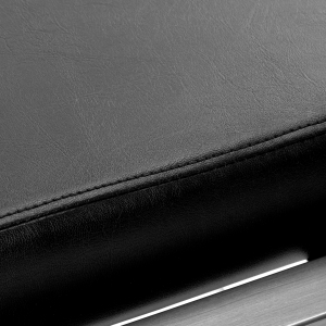 Gabbiano fotel fryzjerski Porto srebrno Czarny  (149522)