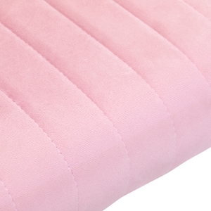 4Rico krzesło obrotowe QS-OF212G aksamit różowe (150123)