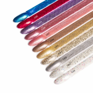 OCHO NAILS Lakier hybrydowy glitter G12 -5 g (150672)
