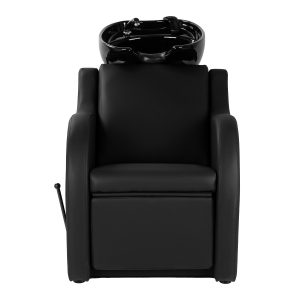 Gabbiano Myjnia fryzjerska Carmen z regulowanym podnóżkiem czarna (153420)