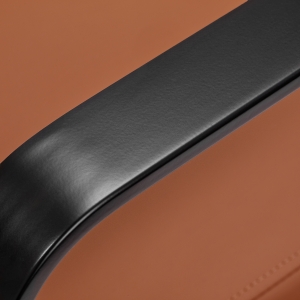 Gabbiano fotel fryzjerski Porto czarno Pomarańczowy (154171)