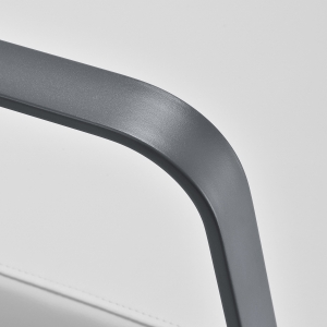 Gabbiano fotel fryzjerski Porto szaro Biały  (154140)