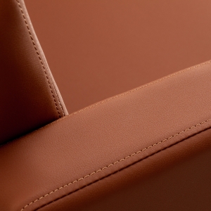 Gabbiano fotel fryzjerski Elda Brązowy czarna podstawa  (154197)