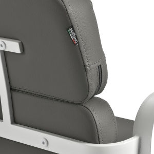 Gabbiano fotel fryzjerski Porto biało Szary (154142)