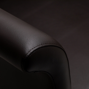 Gabbiano fotel fryzjerski Lucca Brązowy czarna podstawa  (154154)