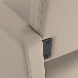 Gabbiano fotel fryzjerski Vitoria szarobeżowy (154195)