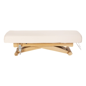 Leżanka SPA Sillon Siesta kremowa z jasnobrązową podstawą (154684)