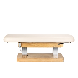 Leżanka SPA Sillon Comfort kremowa z jasnobrązową podstawą (154687)