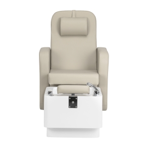 Fotel kosmetyczny SPA do pedicure Sillon Elysia kremowy  (155539)