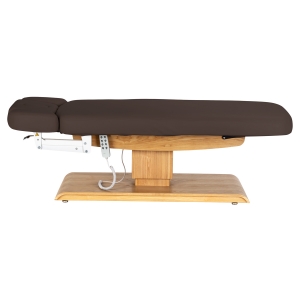 Leżanka SPA Sillon Relax brązowa ciemna z jasnobrązową podstawą (156152)