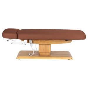 Leżanka SPA Sillon Relax brązowa z jasnobrązową podstawą (156154)