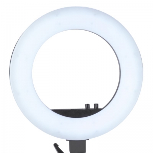 ACTIVESHOP Lampa pierścieniowa Ring light 18&quot; 48W led czarna + statyw