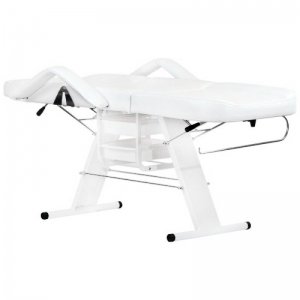 Fotel kosmetyczny 202 Basic + stolik kosmetyczny 1040 + lampa lupa led S5 (123755)